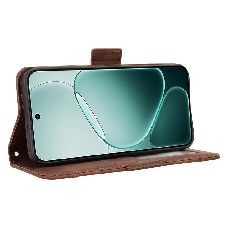 For OPPO A6 Pro 4G / 5G Global / F31 5G Skin Feel Calf Texture Card Slots Leather Phone Case