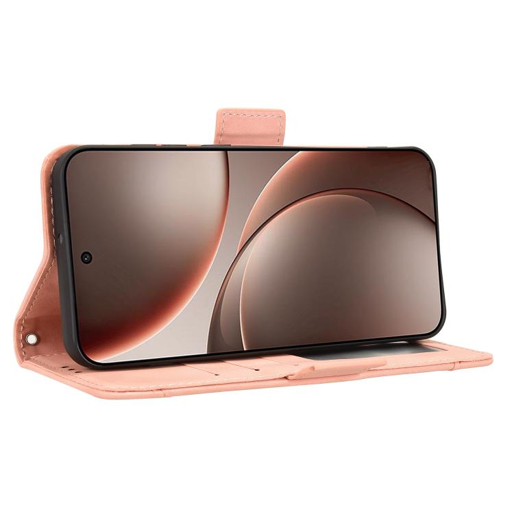 For OPPO Find X9 Skin Feel Calf Texture Card Slots Leather Phone Case
