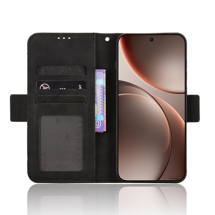 For OPPO Find X9 Skin Feel Calf Texture Card Slots Leather Phone Case