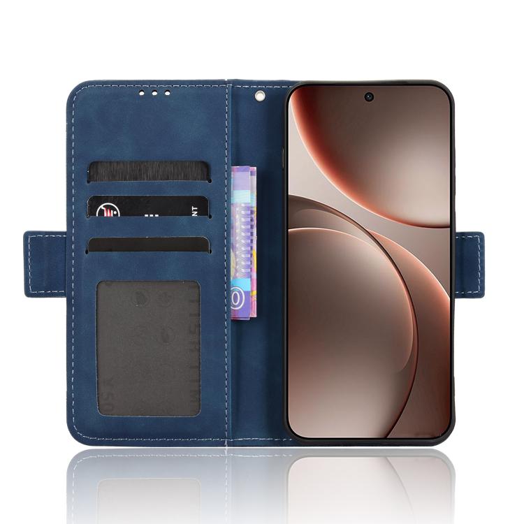 For OPPO Find X9 Skin Feel Calf Texture Card Slots Leather Phone Case