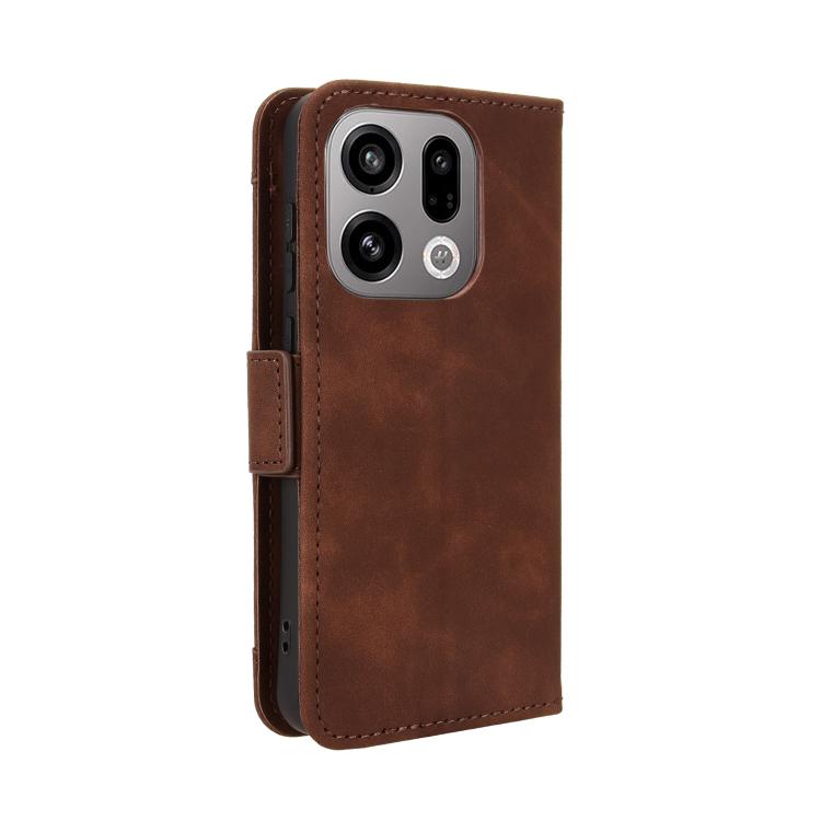 For OPPO Find X9 Skin Feel Calf Texture Card Slots Leather Phone Case