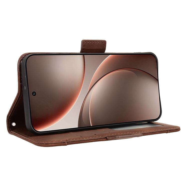 For OPPO Find X9 Skin Feel Calf Texture Card Slots Leather Phone Case
