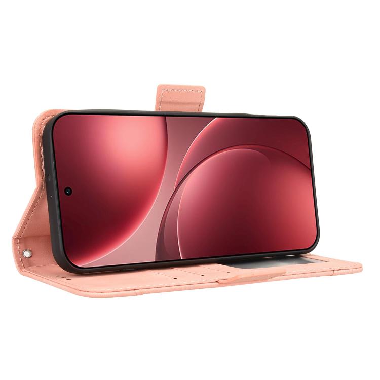 For OPPO Find X9 Pro Skin Feel Calf Texture Card Slots Leather Phone Case