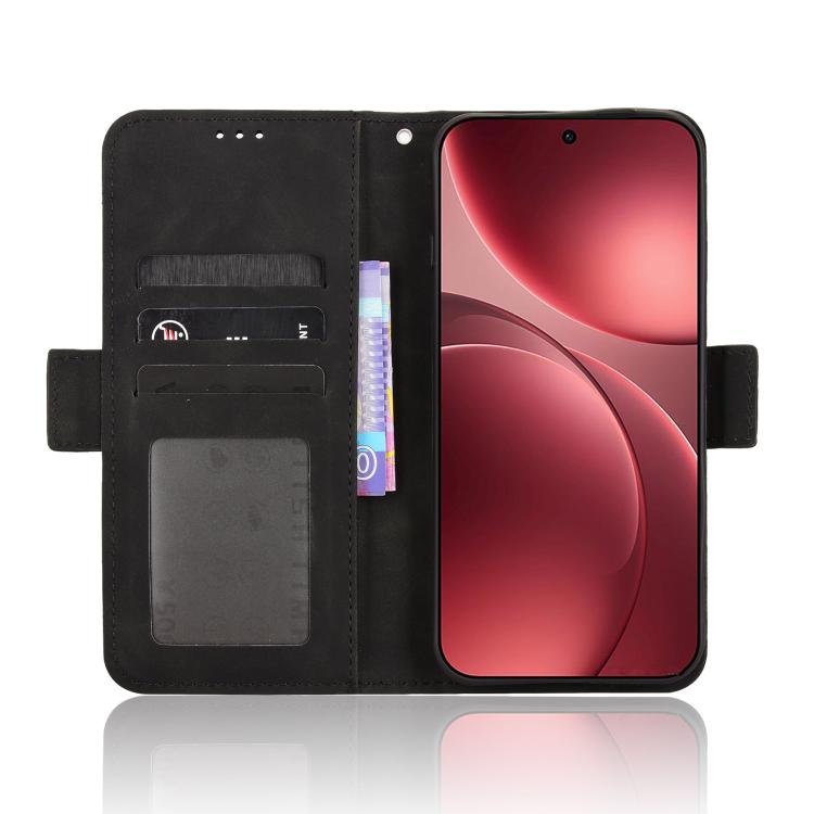 For OPPO Find X9 Pro Skin Feel Calf Texture Card Slots Leather Phone Case