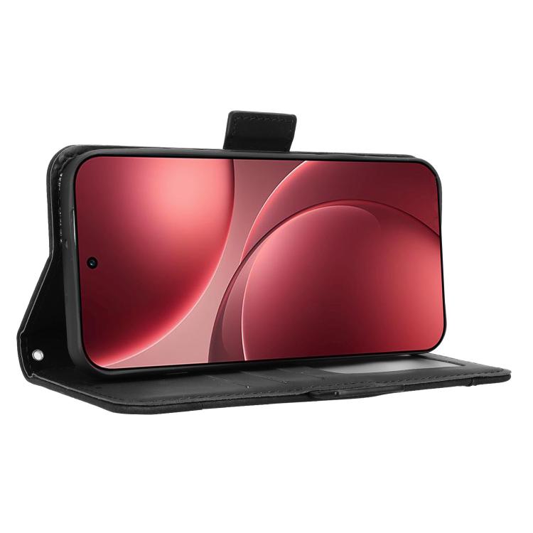 For OPPO Find X9 Pro Skin Feel Calf Texture Card Slots Leather Phone Case