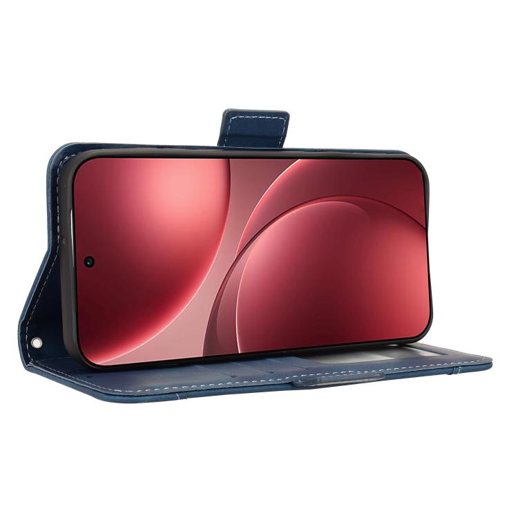 For OPPO Find X9 Pro Skin Feel Calf Texture Card Slots Leather Phone Case
