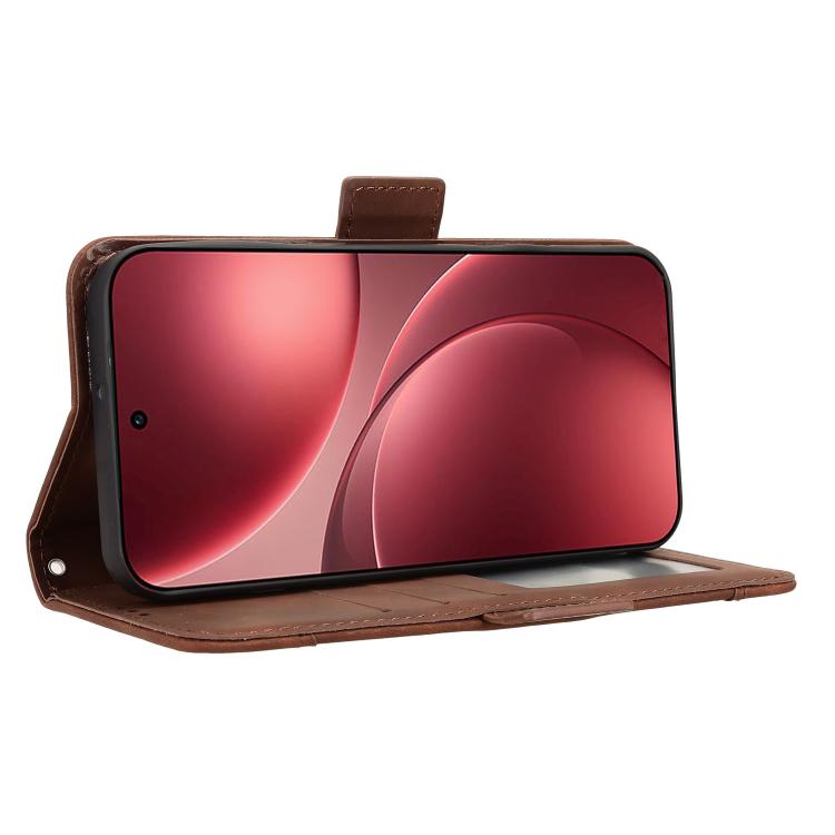 For OPPO Find X9 Pro Skin Feel Calf Texture Card Slots Leather Phone Case