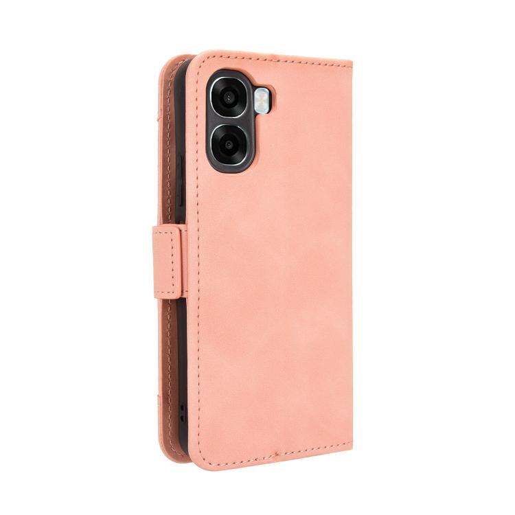 For OPPO A6x 5G / 4G Skin Feel Calf Texture Card Slots Leather Phone Case