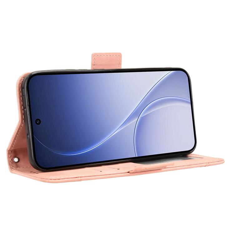 For OPPO Reno15 5G Global / 15c Skin Feel Calf Texture Card Slots Leather Phone Case
