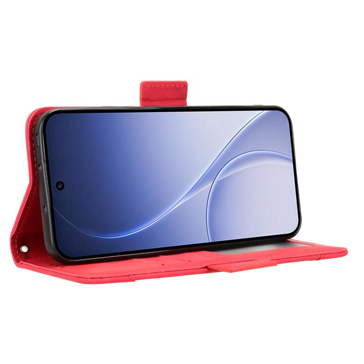 For OPPO Reno15 5G Global / 15c Skin Feel Calf Texture Card Slots Leather Phone Case