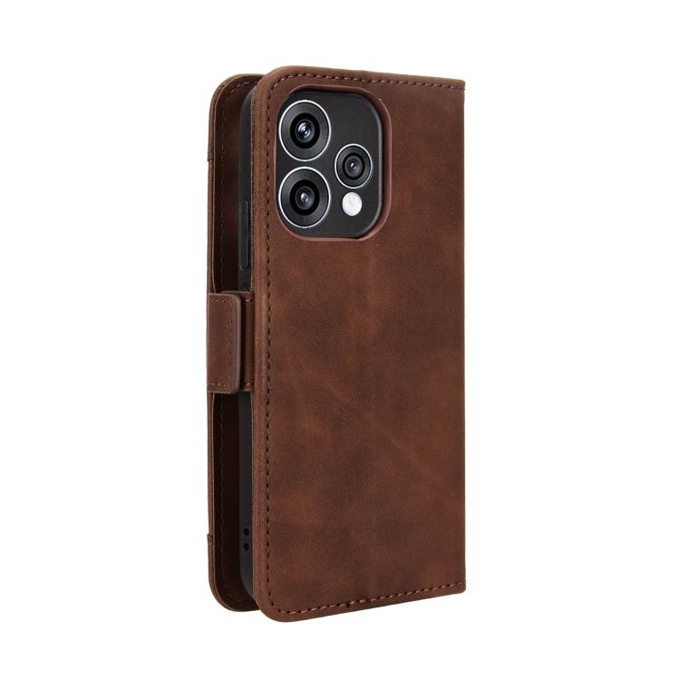 For OPPO Reno15 5G Global / 15c Skin Feel Calf Texture Card Slots Leather Phone Case