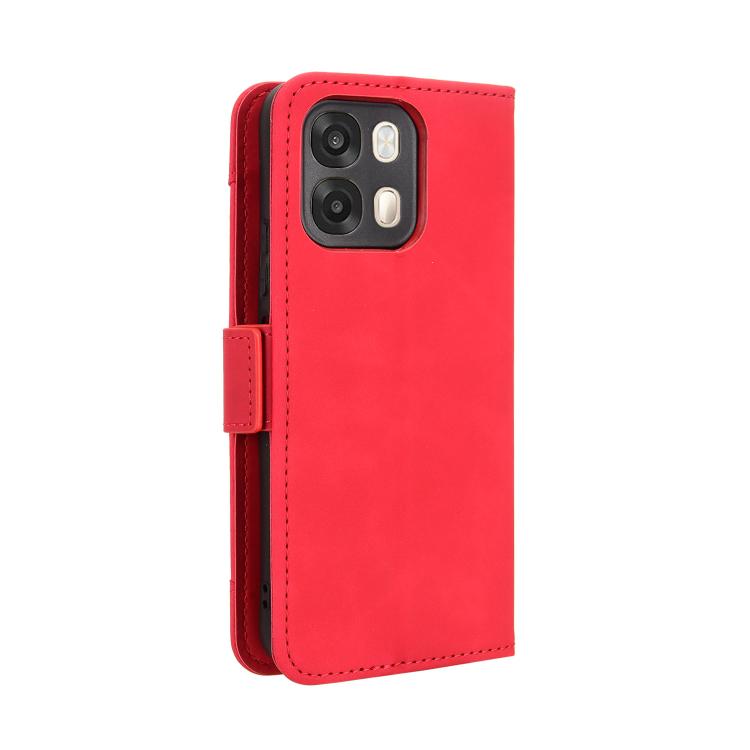 For OPPO A6s 5G / A6 5G Global Skin Feel Calf Texture Card Slots Leather Phone Case