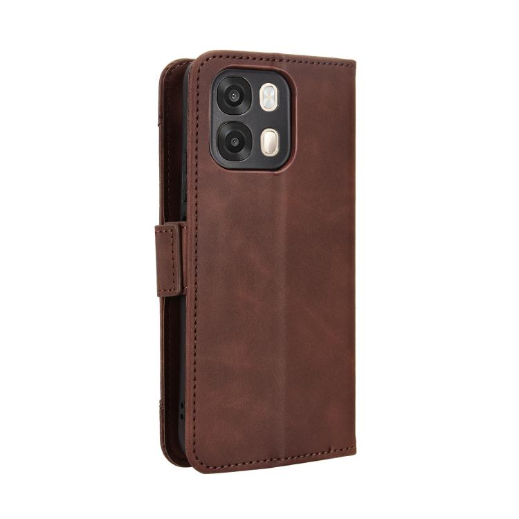 For OPPO A6s 5G / A6 5G Global Skin Feel Calf Texture Card Slots Leather Phone Case
