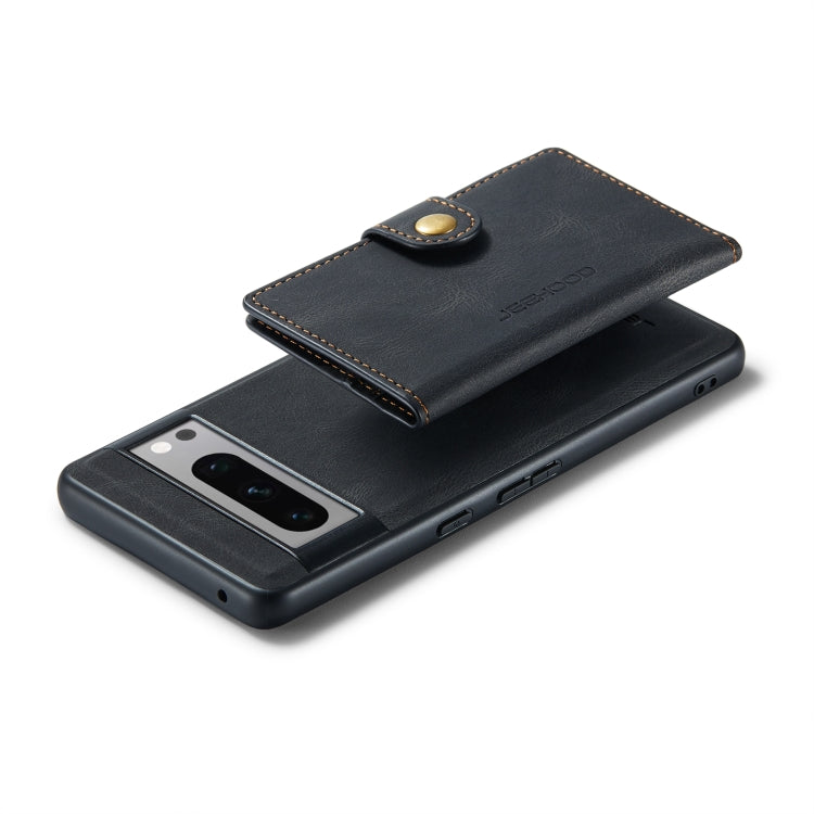 For Google Pixel 8 Pro JEEHOOD Retro Magnetic Detachable Wallet Phone Case
