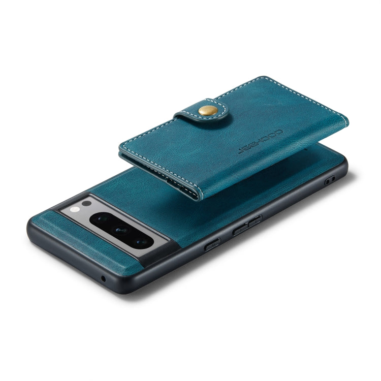 For Google Pixel 8 Pro JEEHOOD Retro Magnetic Detachable Wallet Phone Case