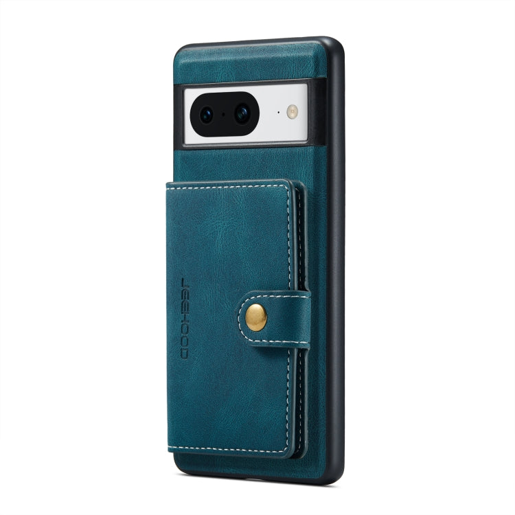 For Google Pixel 8 JEEHOOD Retro Magnetic Detachable Wallet Phone Case