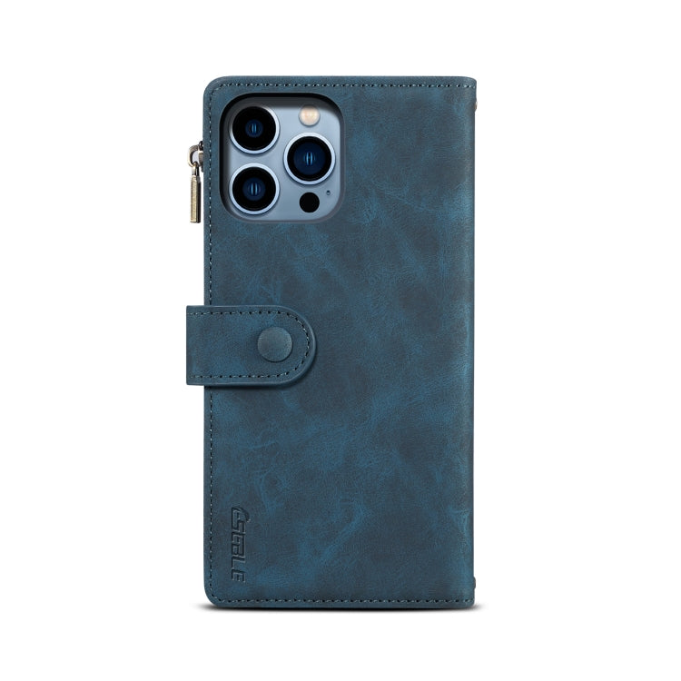 For iPhone 16 Pro Max ESEBLE Retro Frosted RFID Flip Leather Phone Case