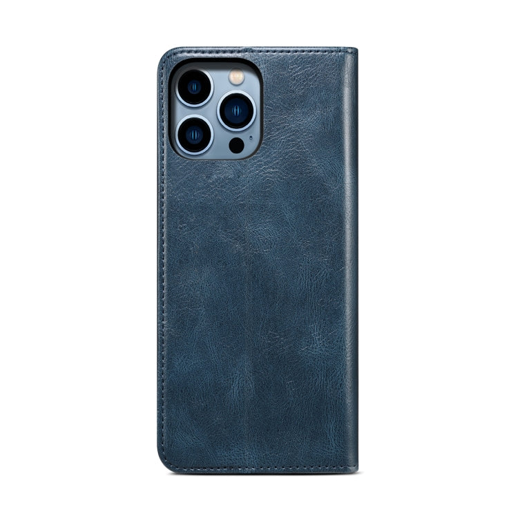 For iPhone 16 Pro Oil Wax Crazy Horse Texture Leather Phone Case
