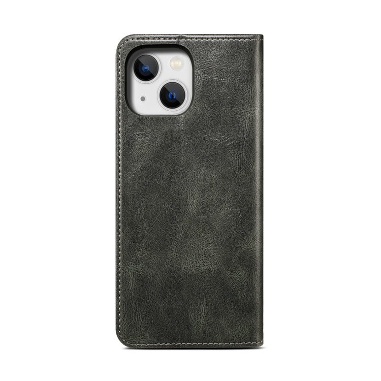 For iPhone 16 Pro Oil Wax Crazy Horse Texture Leather Phone Case