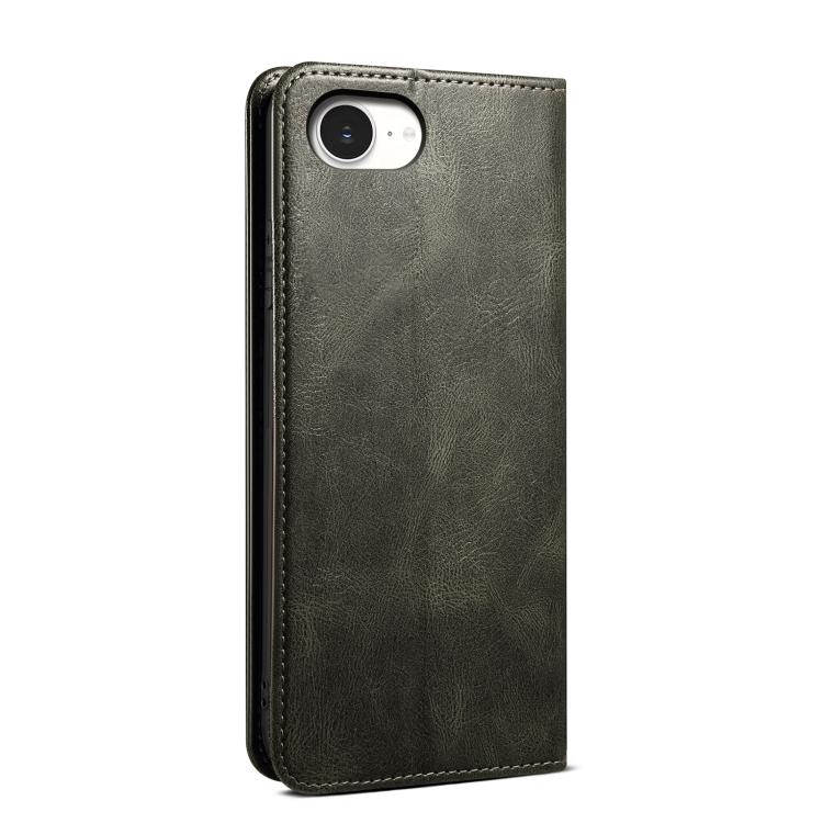 For iPhone 17e / 16e Oil Wax Crazy Horse Texture Leather Phone Case