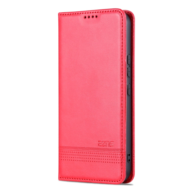 For Samsung Galaxy S23 FE 5G AZNS Magnetic Calf Texture Flip Leather Phone Case