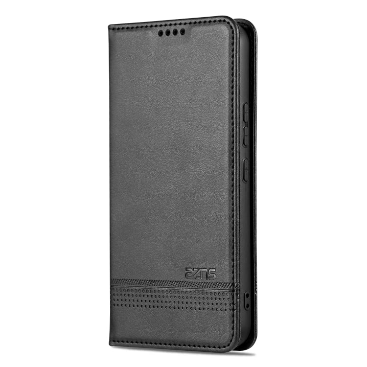 For Samsung Galaxy S23 FE 5G AZNS Magnetic Calf Texture Flip Leather Phone Case