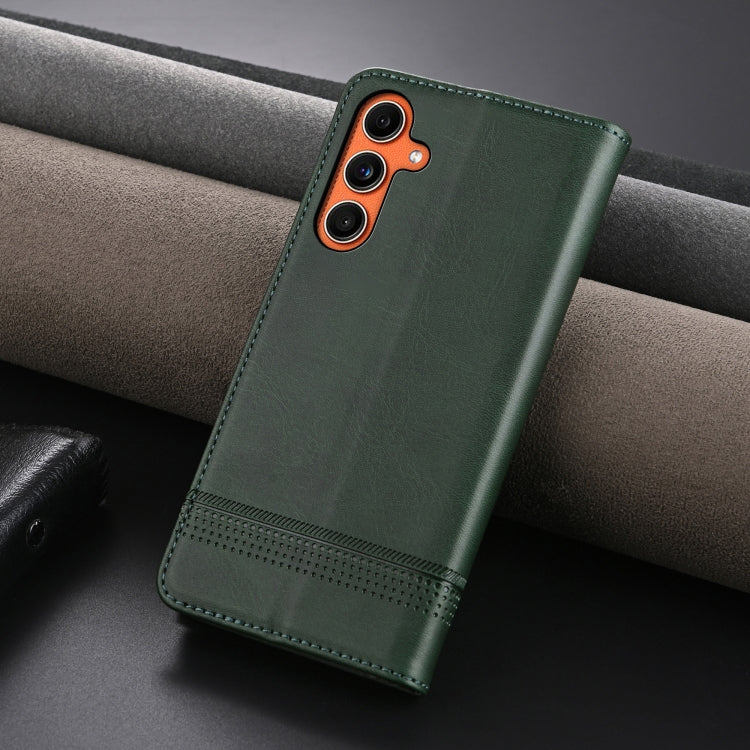 For Samsung Galaxy C55/M55 AZNS Magnetic Calf Texture Flip Leather Phone Case