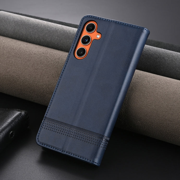 For Samsung Galaxy C55/M55 AZNS Magnetic Calf Texture Flip Leather Phone Case