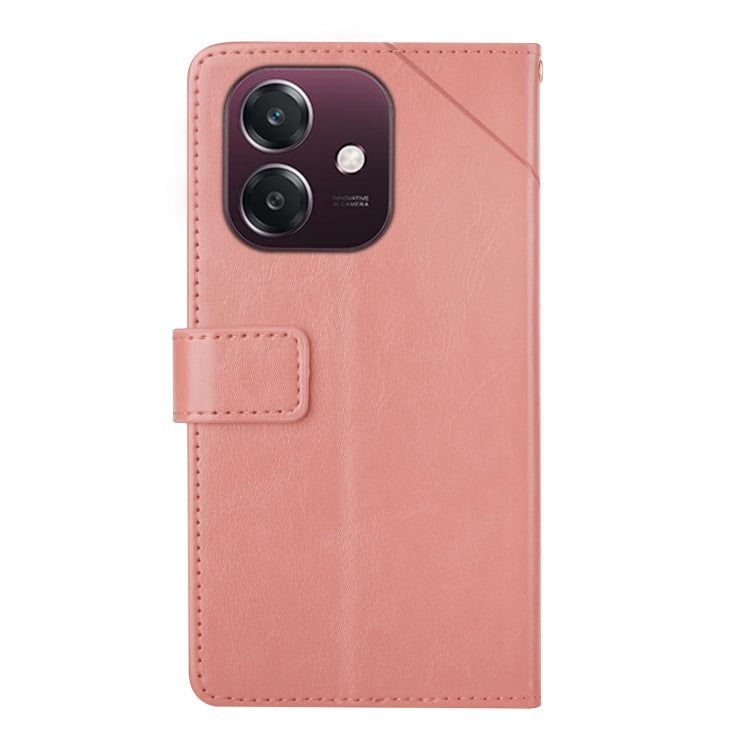 For OPPO A3 4G Global / 5G Global Y-shaped Pattern Flip Leather Phone Case