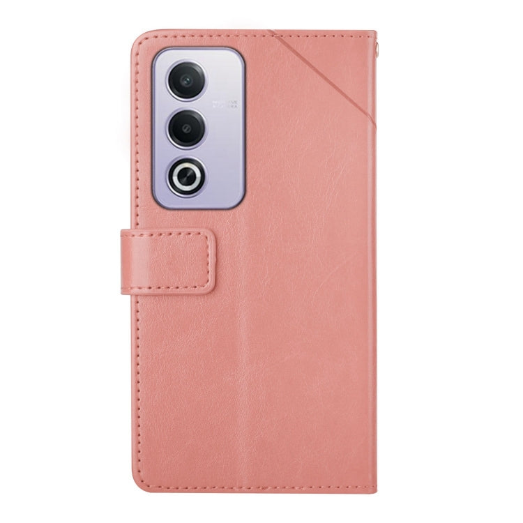 For OPPO A3 Pro 5G India / K12x 5G Global Y-shaped Pattern Flip Leather Phone Case