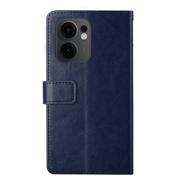 For OPPO Reno13 F 4G / 5G Y-shaped Pattern Flip Leather Phone Case