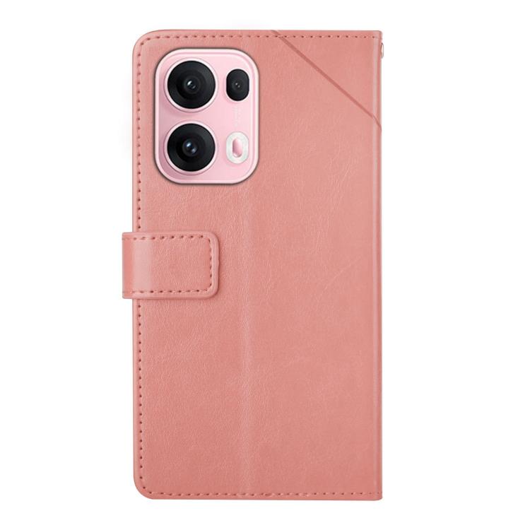 For OPPO Reno13 Pro Global Y-shaped Pattern Flip Leather Phone Case