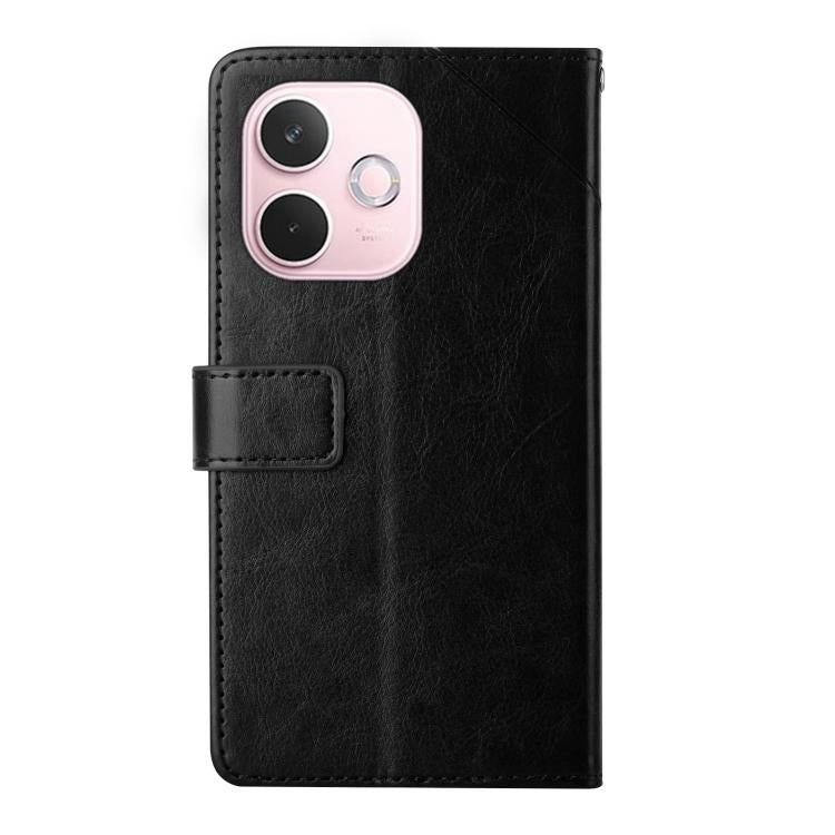 For OPPO A5 Pro 5G Global Y-shaped Pattern Flip Leather Phone Case