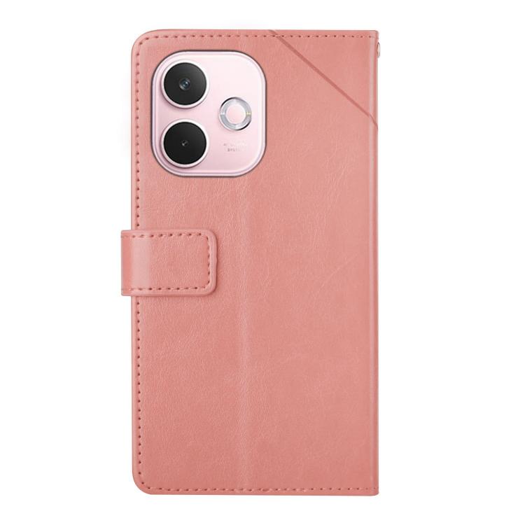 For OPPO A5 Pro 5G Global Y-shaped Pattern Flip Leather Phone Case