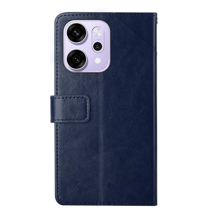 For OPPO Reno14 Pro 5G Global Y-shaped Pattern Flip Leather Phone Case