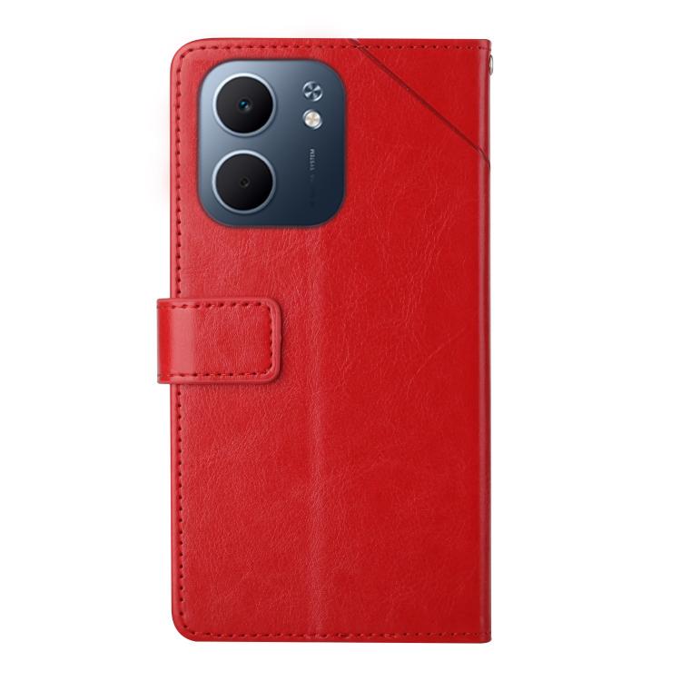 For OPPO A5x 4G Global / 5G Global Y-shaped Pattern Flip Leather Phone Case