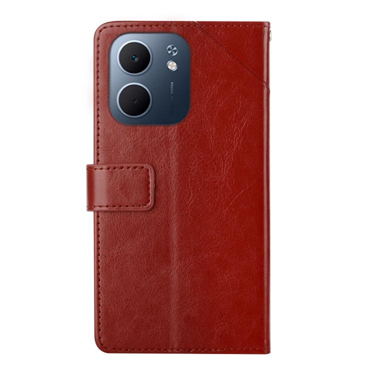 For OPPO A5x 4G Global / 5G Global Y-shaped Pattern Flip Leather Phone Case