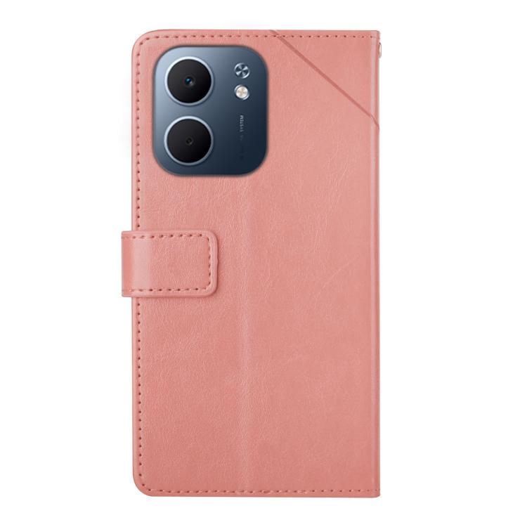 For OPPO A5x 4G Global / 5G Global Y-shaped Pattern Flip Leather Phone Case