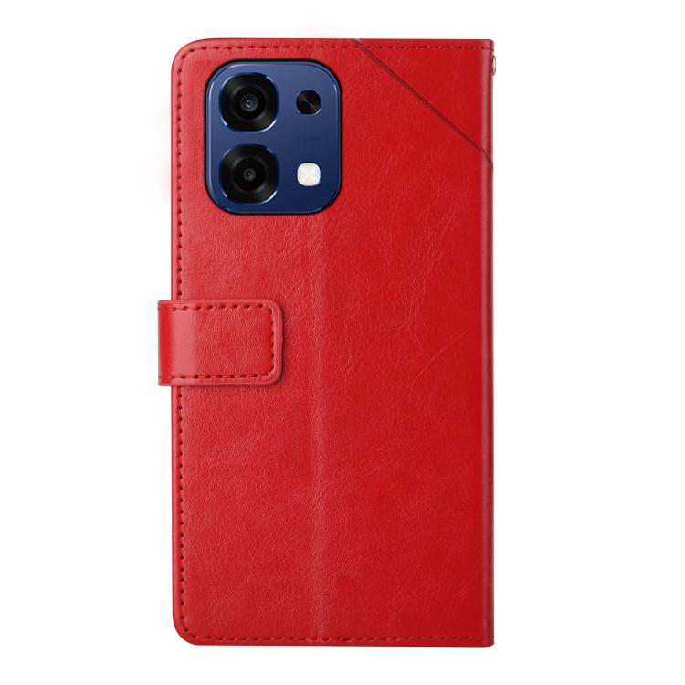 For OPPO A6 Pro 4G / 5G Global Y-shaped Pattern Flip Leather Phone Case