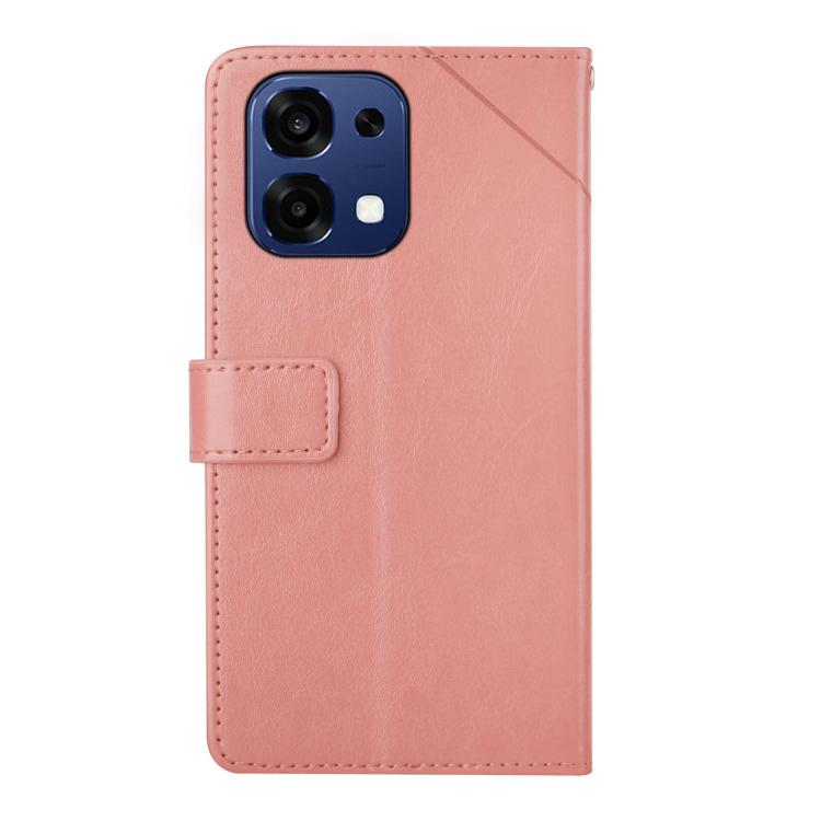For OPPO A6 Pro 4G / 5G Global Y-shaped Pattern Flip Leather Phone Case