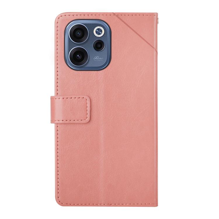 For OPPO Reno15 F 5G Global Y-shaped Pattern Flip Leather Phone Case