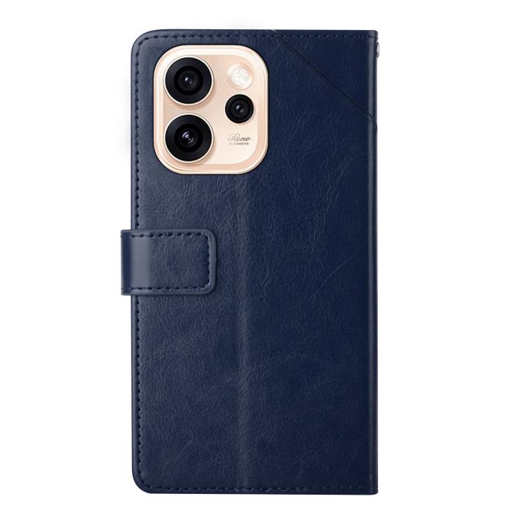 For OPPO Reno15 Pro 5G Global Y-shaped Pattern Flip Leather Phone Case
