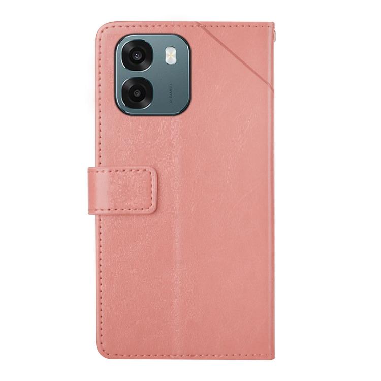 For OPPO A6 5G Global / A6x 5G Global Y-shaped Pattern Flip Leather Phone Case