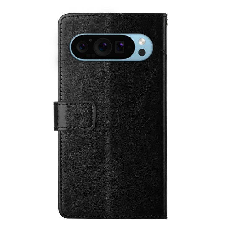For Google Pixel 9 Pro XL Y-shaped Pattern Flip Leather Phone Case