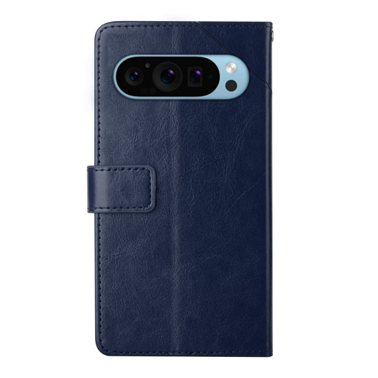For Google Pixel 9 Pro XL Y-shaped Pattern Flip Leather Phone Case