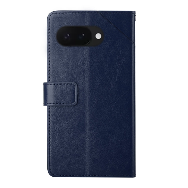 For Google Pixel 9a Y-shaped Pattern Flip Leather Phone Case