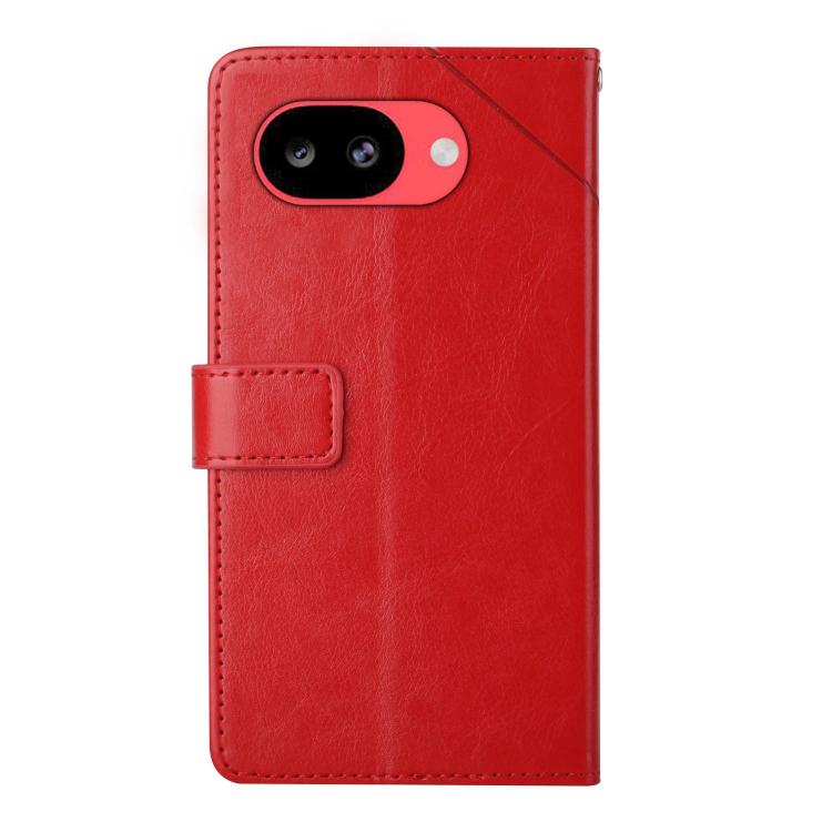 For Google Pixel 10a Y-shaped Pattern Flip Leather Phone Case