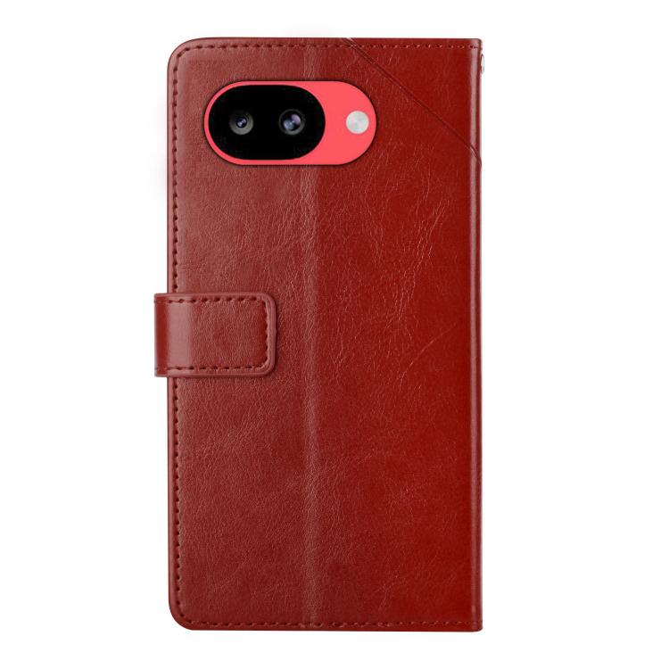 For Google Pixel 10a Y-shaped Pattern Flip Leather Phone Case