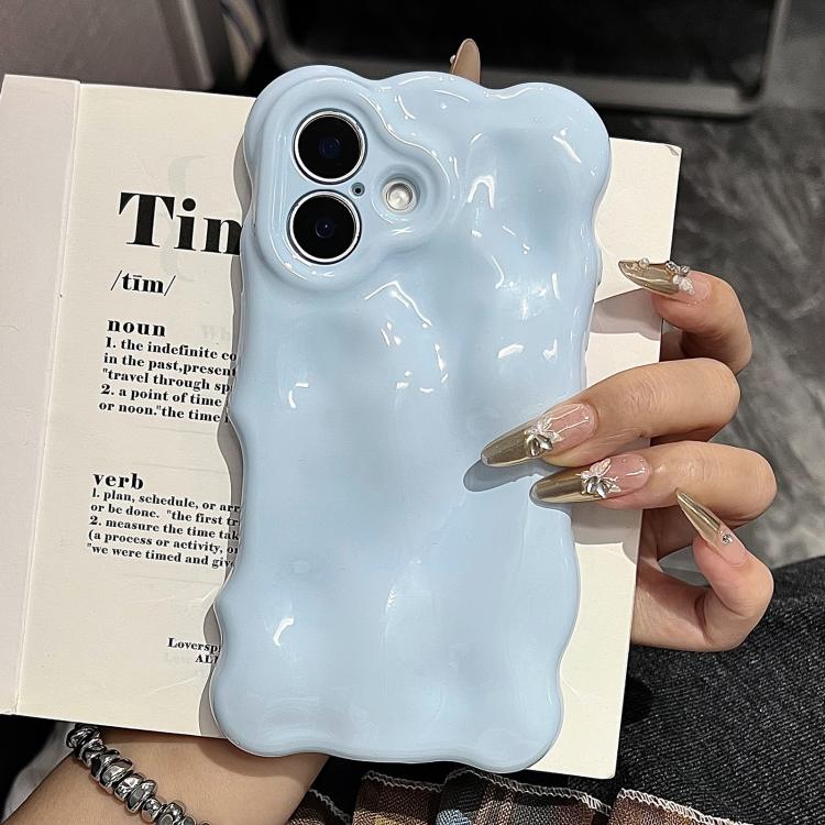 For iPhone 13 Wave Bubbles TPU Phone Case