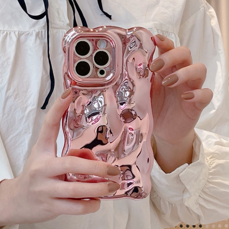 For iPhone 16 Pro Max Wave Bubbles TPU Phone Case